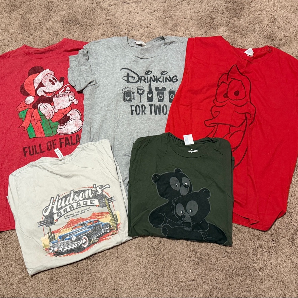 Men’s Disney tshirt bundle